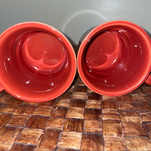 Fiesta Set of 2 Burnt Orange Mugs - Picture 5 of 5